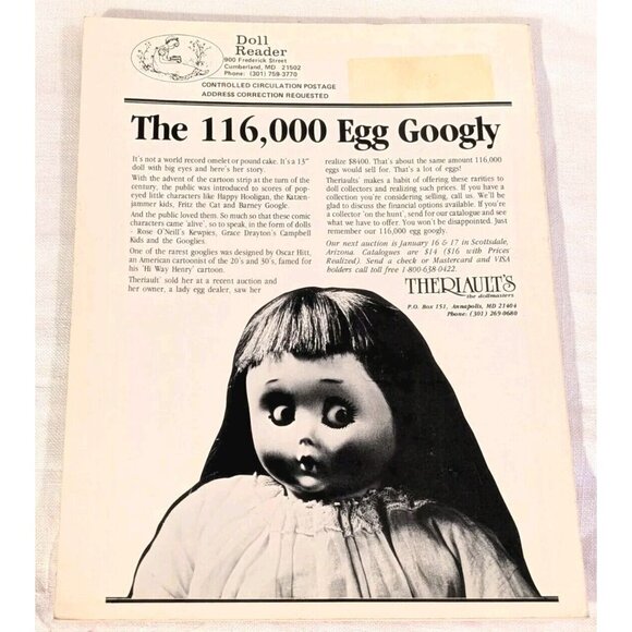 1982 Doll Reader Magazine Collectors Guide Miniatures 80s Barbie Lot Of 4 Vtg - Picture 6 of 16